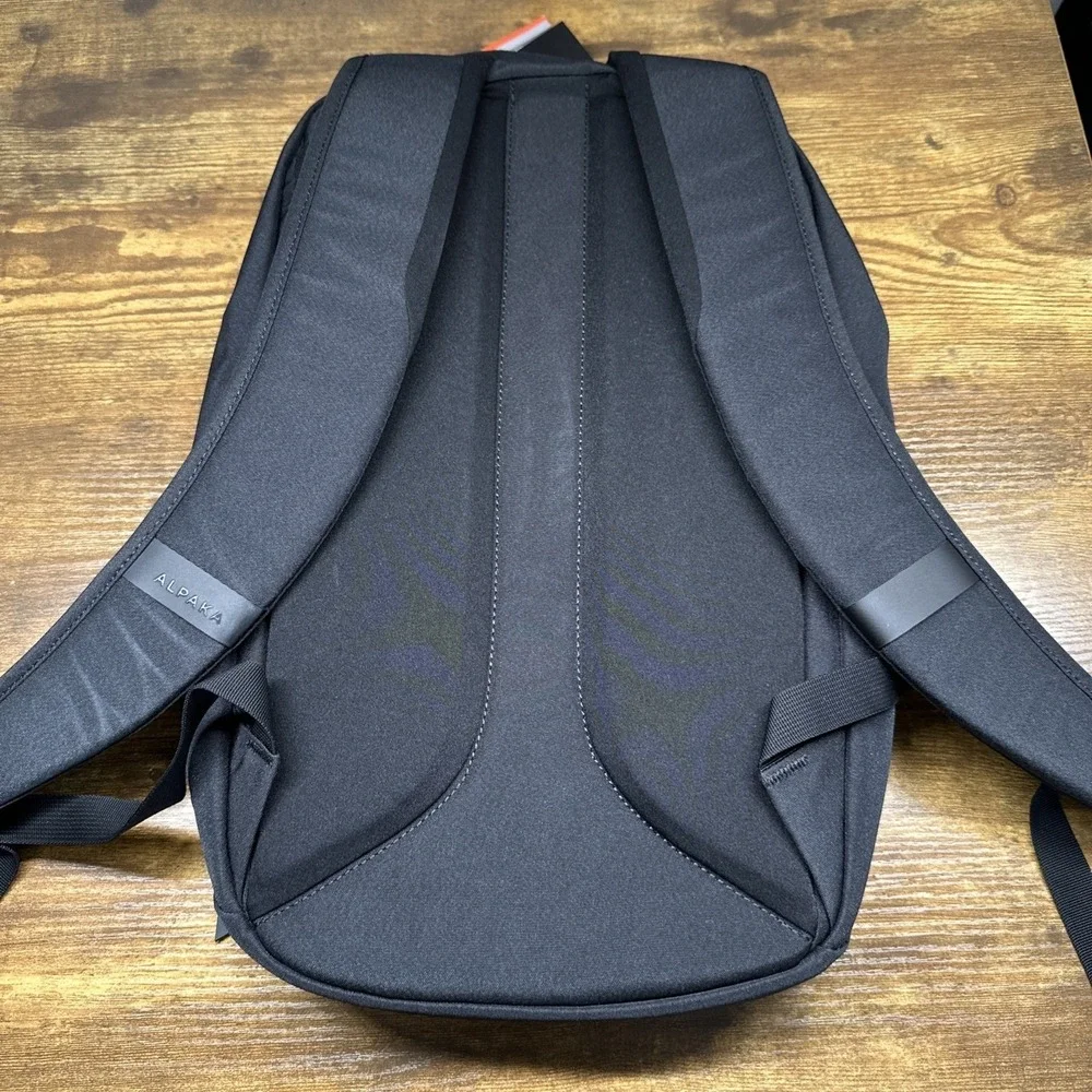 NEW Alpaka Metro Backpack 12L Black Axoflux 300D Laptop Bag Travel School NWT